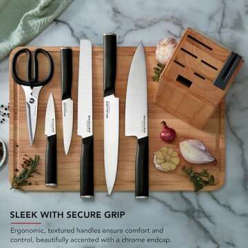 KitchenAid Classic 7-Piece Knife Block Set with Sharpener