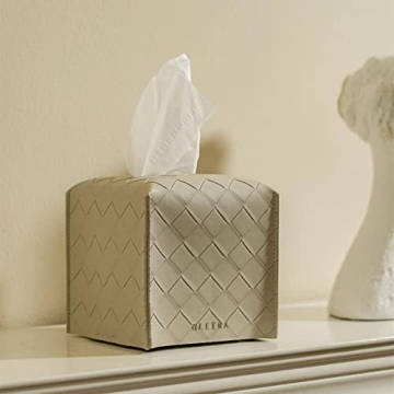 OLETHA Square Tissue Box Cover - Stylish Decor & Organizer