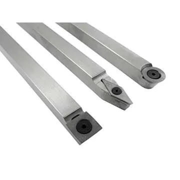 Easy Wood Tools 3 Piece Combination Set of Full Size Replaceable Carbide Insert Lathe Turning Tools with Rougher, Finisher and Detailer with Maple Hardwood Handles Models 1200, 4200 and 7500