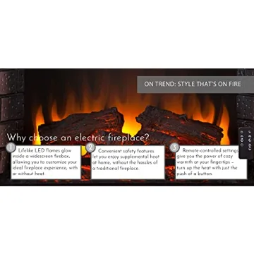 Elegant Electric Fireplace for Cozy Home Ambiance