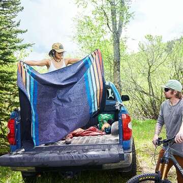 Rumpl Everywhere Mat | Lightweight Ground Cover for Hiking, Camping, Traveling, Picnics | 52" x 75" ...