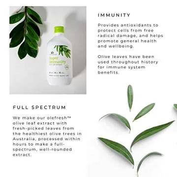 WellGrove Immunity Booster Olive Leaf Extract | All Natural Vegan Dietary Supplement | Super Strength Immune Support, Promotes Cardiovascular Health, Antioxidants | Non-GMO (Berry 250mL)