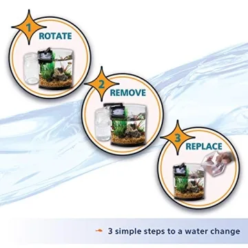 Aqueon MiniBow Aquarium with SmartClean Technology