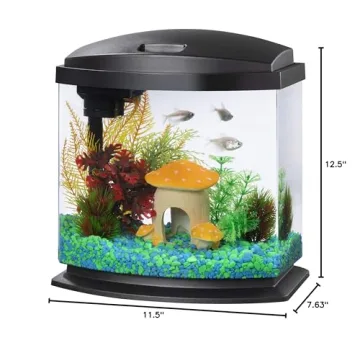 Aqueon MiniBow Aquarium with SmartClean Technology