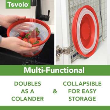 Tovolo Microwave Splatter Cover - Collapsible & Vented Silicone