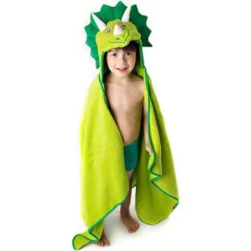Dinosaur Hooded Towel for Kids - Ultra Soft & Large