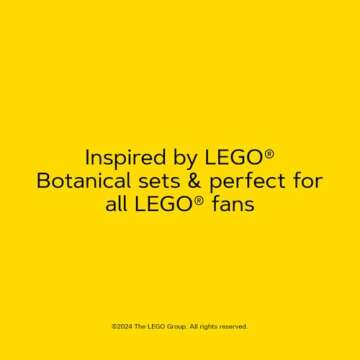 Lego® Tiny Garden 1000-Piece Jigsaw Puzzle | Inspired by Lego® Botanical Sets | Piece Together 30 Tiny Plants and Flowers! | for All Lego® Fans (Amazon Exclusive)