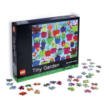 Lego® Tiny Garden 1000-Piece Jigsaw Puzzle | Inspired by Lego® Botanical Sets | Piece Together 30 Tiny Plants and Flowers! | for All Lego® Fans (Amazon Exclusive)