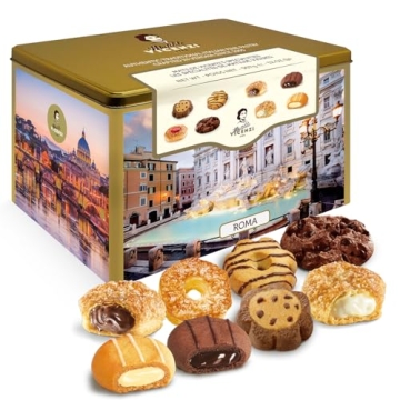 Matilde Vicenzi Roma Cookie Tin - Irresistible Italian Pastries & Cookies