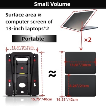 Lightweight Folding Hand Truck Dolly with Adjustable Handle