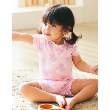 VAENAIT BABY Toddler Pajamas Soft Breathable Sleepwear Set