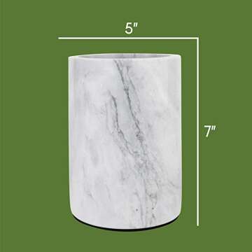 Homeries Marble Wine Chiller Bucket - Elegant Design