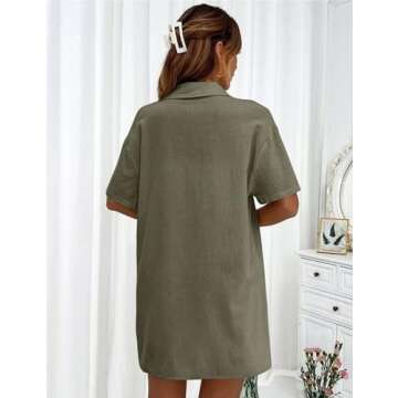 Mingzhu Women's Summer Linen 2 Piece Shorts Set Short Sleeve Shirts Beach Vacation Shorts Lounge Tracksuit