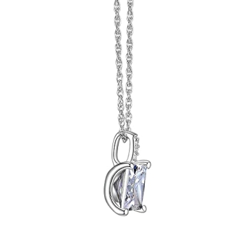 Stunning DIAMONLITE Princess Cut CZ Necklace for Women