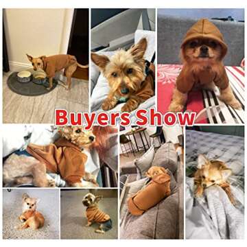 Warm & Stylish Idepet Dog Hoodie for Small Dogs