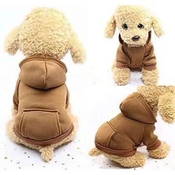 Warm & Stylish Idepet Dog Hoodie for Small Dogs