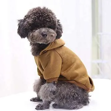 Warm & Stylish Idepet Dog Hoodie for Small Dogs