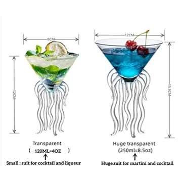 Elegant Octopus Martini Glasses for Special Occasions