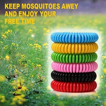 BuggyBands Mosquito Bracelets 12 Pack Waterproof DEET Free