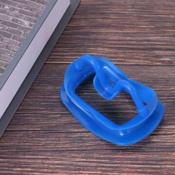 Blue New 10Pc Dental Retractor Silicon Intraoral Lip Cheek Retractor Mouth Opener Cheek Expand Dental Orthodontic