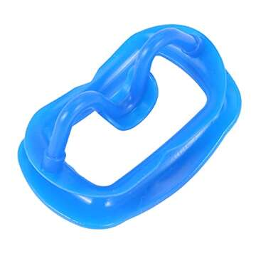 Blue New 10Pc Dental Retractor Silicon Intraoral Lip Cheek Retractor Mouth Opener Cheek Expand Dental Orthodontic