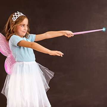 Light-Up Magic Wizard Wands for Kids - Gejoy
