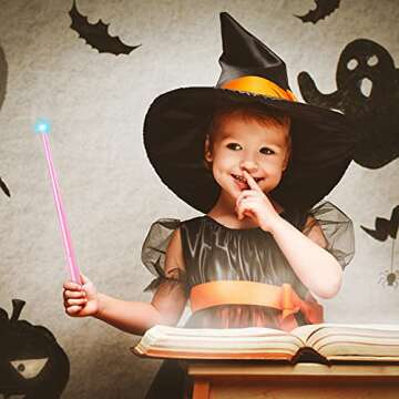 Light-Up Magic Wizard Wands for Kids - Gejoy