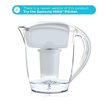 Santevia Alkaline Water Pitcher Filter for Healthy Hydration