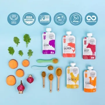 Serenity Kids Organic Baby Food Pouches Puree with Bison