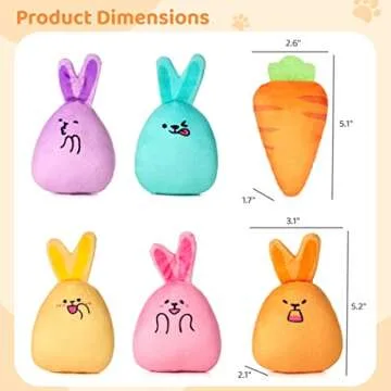 YHomU Plush Catnip Toys for Engaging Feline Playtime