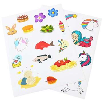 Milcoast Matte Full Sheet 8.5 x 11 Adhesive Tear Resistant Waterproof Photo Craft Paper - for Inkjet/Laser Printers - for Stickers, Labels, Scrapbooks, Bottles, Arts, Crafts (50 Sheets)