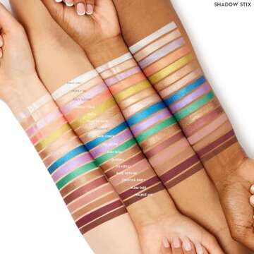 ColourPop Shadow Stix - Cream Eyeshadow Stick with Long-Lasting Color - Multi-Use Cream Makeup with a Built-In Sharpener & Precise Tip for Easy Application - Quokka (0.05 oz)