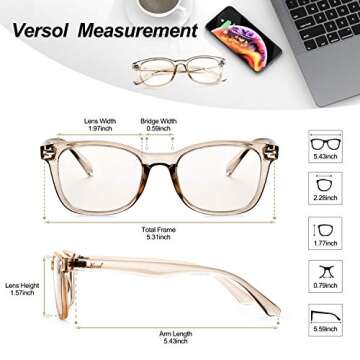 Versol Anti Blue-Ray Glasses for Eyecare and Style