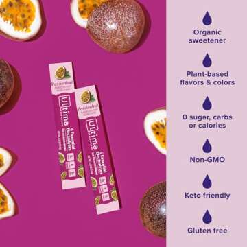 Ultima Replenisher Daily Electrolyte Powder Drink Mix – Passionfruit, 20 Stickpacks – Hydration Packets with 6 Electrolytes and Trace Minerals – Keto Friendly, Non-GMO and Sugar-Free