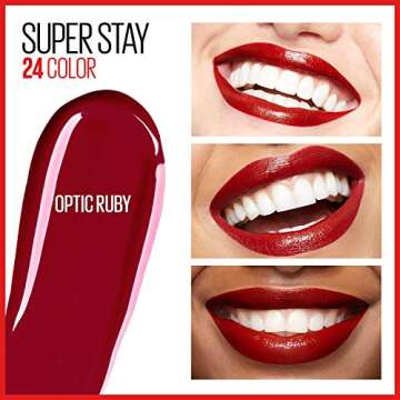 Maybelline Super Stay 24 Liquid Lipstick Optic Ruby