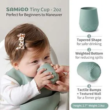 SAMiGO Silicone Baby Feeding Set for Self-Feeding
