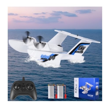 OMNANGO Hobby RC Airplanes - Sea Land & Air RC Plane KF603, Dual Environment Fun with 6-Axis Gyro fo...