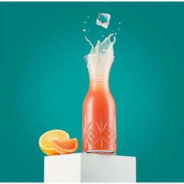 Godinger Dublin Collection Shatterproof Carafe Set for Elegant Entertaining