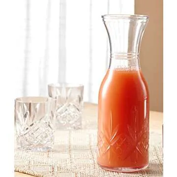 Godinger Dublin Collection Shatterproof Carafe Set for Entertaining