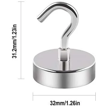 Strong DIYMAG Magnetic Hooks for Home and Travel