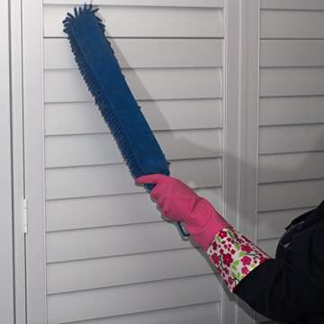 P:31 Maison Reusable Waterproof Household Latex Cleaning Gloves, Long Cuff, Kitchen Gloves. 16 inches Long - Pack of 3 (Large)