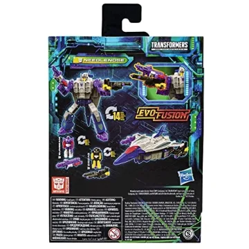 Transformers Toys Legacy Evolution Deluxe Needlenose Toy with 2 Targetmaster Toys, 5.5-inch, Action Figure for Boys and Girls Ages 8 and Up