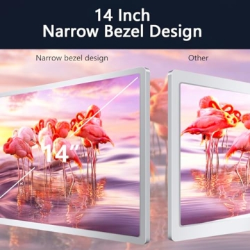 MNN 14" Triple Portable Monitor - FHD 1080P IPS Laptop Screen Extender for 13.3’’-17.3" Laptops