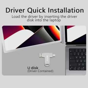 MNN 14" Triple Portable Monitor - FHD IPS Extender