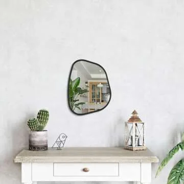 Unique Asymmetrical Accent Mirror for Modern Decor