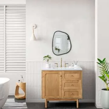 Unique Asymmetrical Accent Mirror for Modern Decor