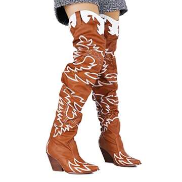 Stylish Cape Robbin Kelsey-21 Cowboy Boots for Women