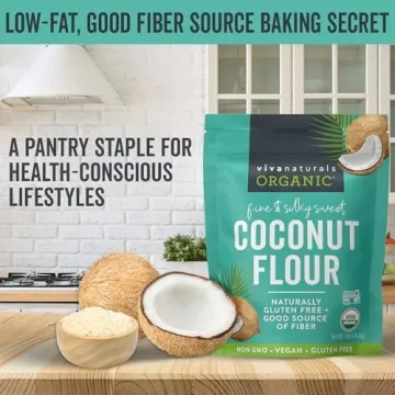Viva Naturals Organic Coconut Flour - Gluten Free Baking Flour
