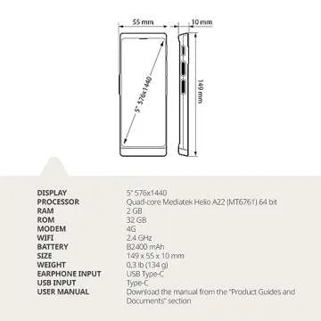 Vasco V4 Language Translator Device with Protective Case
