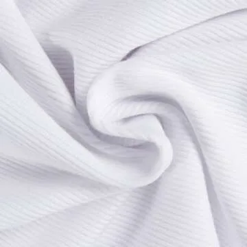 Roselux Womens Long Sleeve V Neck Ribbed Knit Fitted Casual Tops Tee Slim Basic Shirt（3935,White,XL